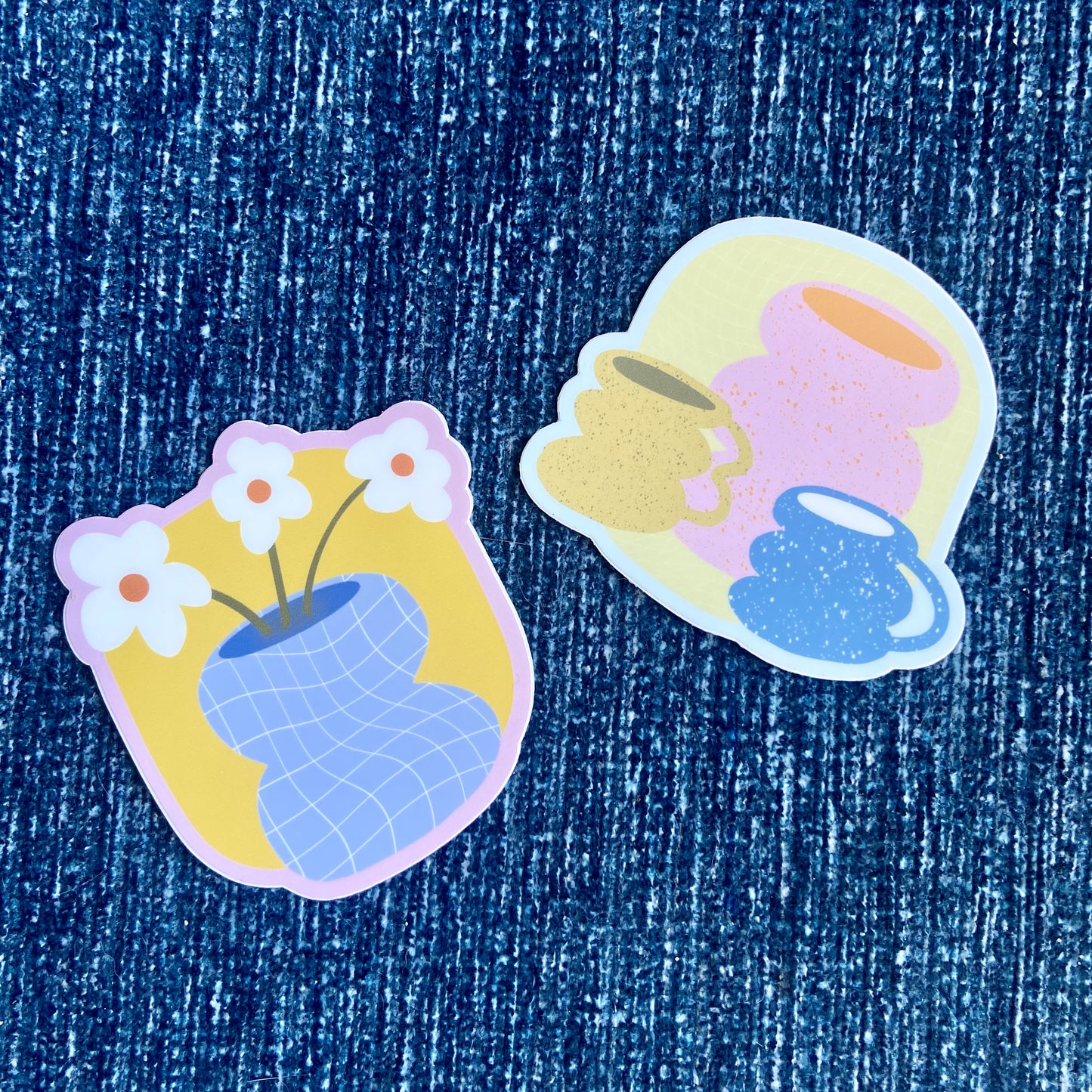 pottery stickers (2-pack)