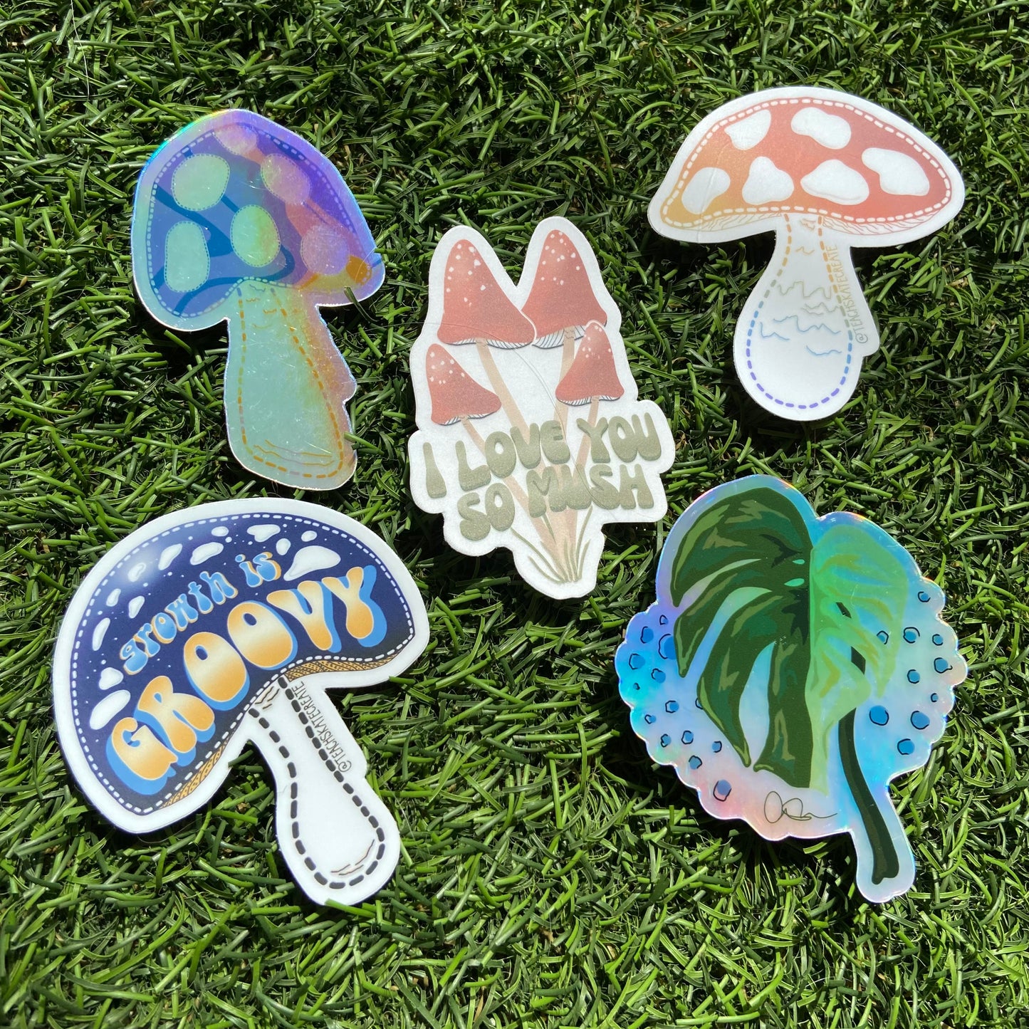 fungi & flora sticker pack